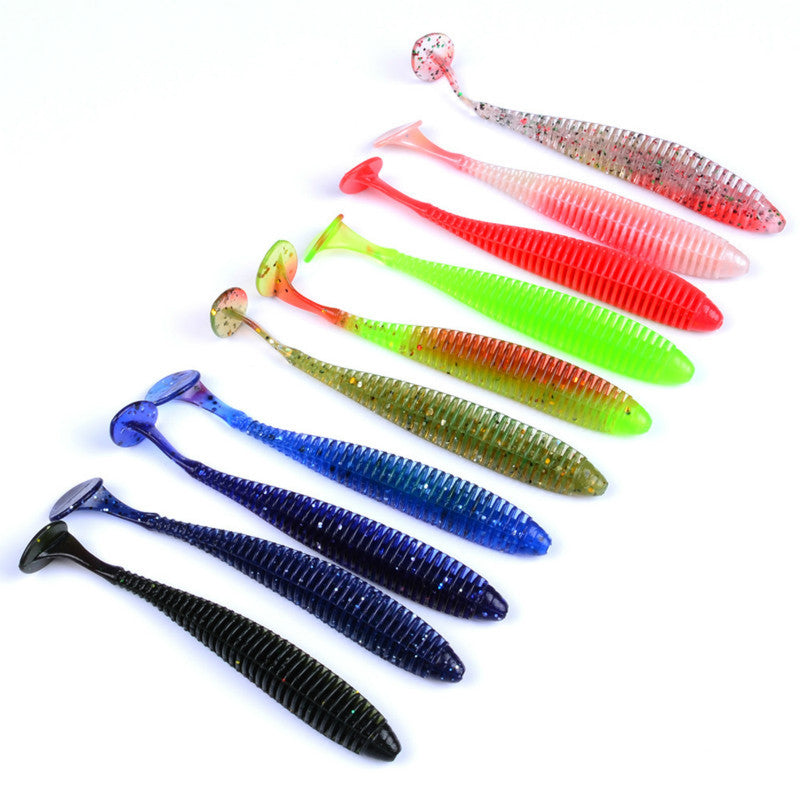 Varied Soft Plastic Lures (10 Pieces) BSS-S02
